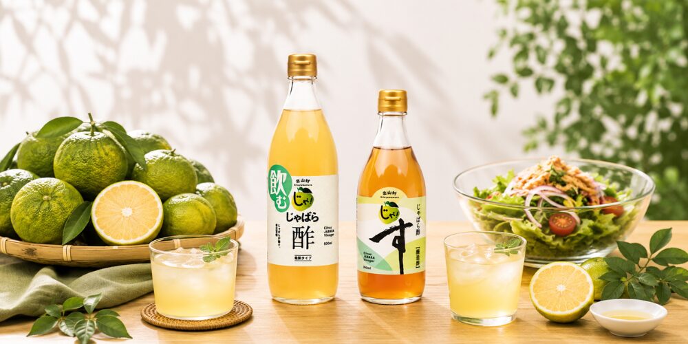 北山村産じゃばらを使った飲むじゃばら酢